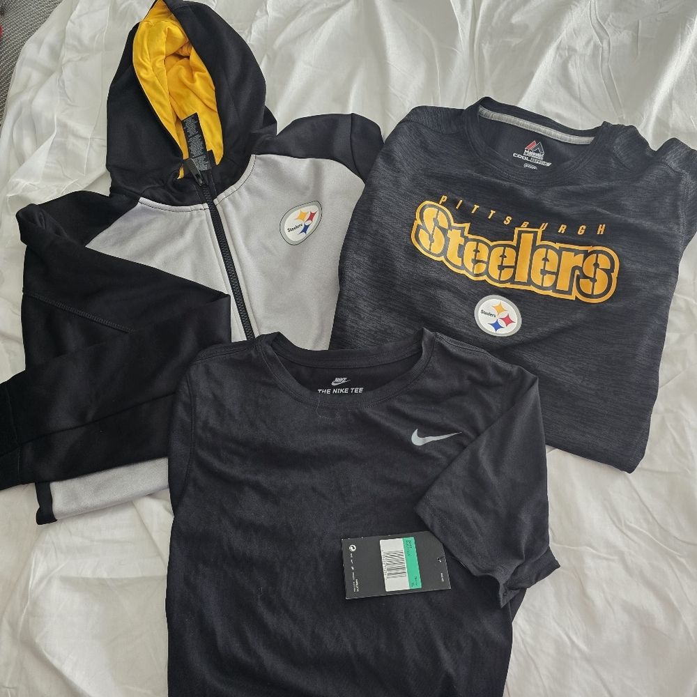 Pittsburgh Steelers Apparel Set And Nike Tshirt